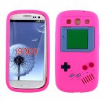 Wholesale Samsung Galaxy S3 / i9300 3D Gameboy Case (Hot Pink)